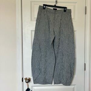 NWT Porto Wide-Leg Chinos in Heather Gray